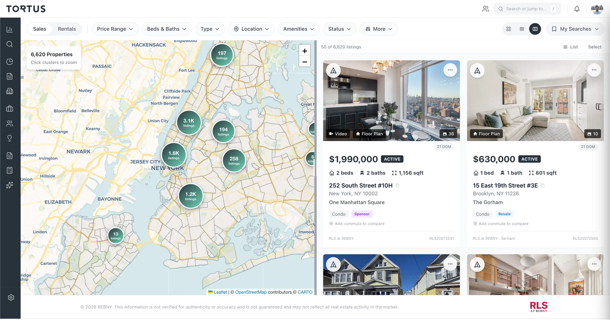 Tortus shareable listing pages