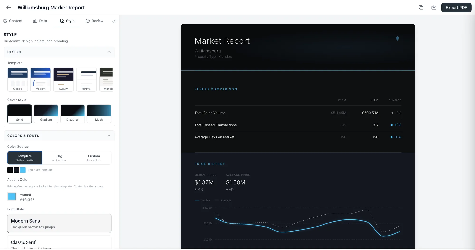 Tortus report preview
